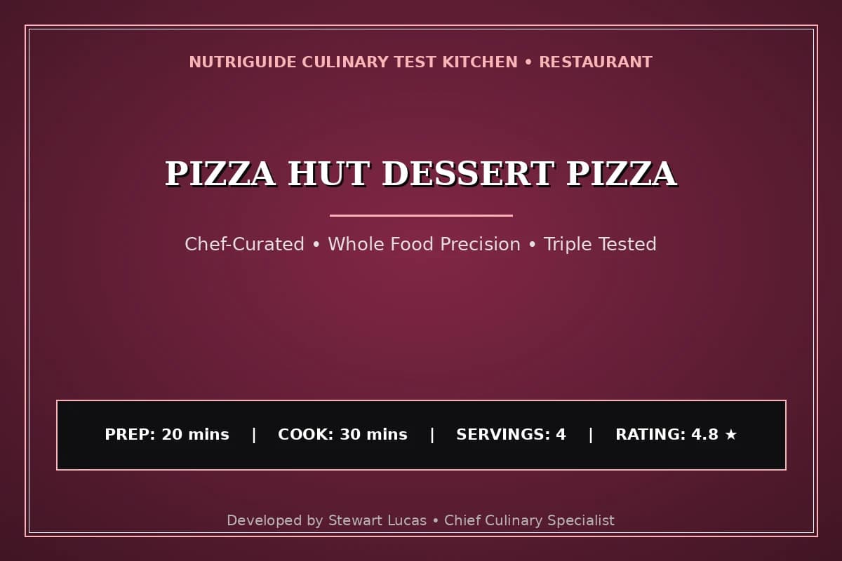 Pizza Hut Dessert Pizza