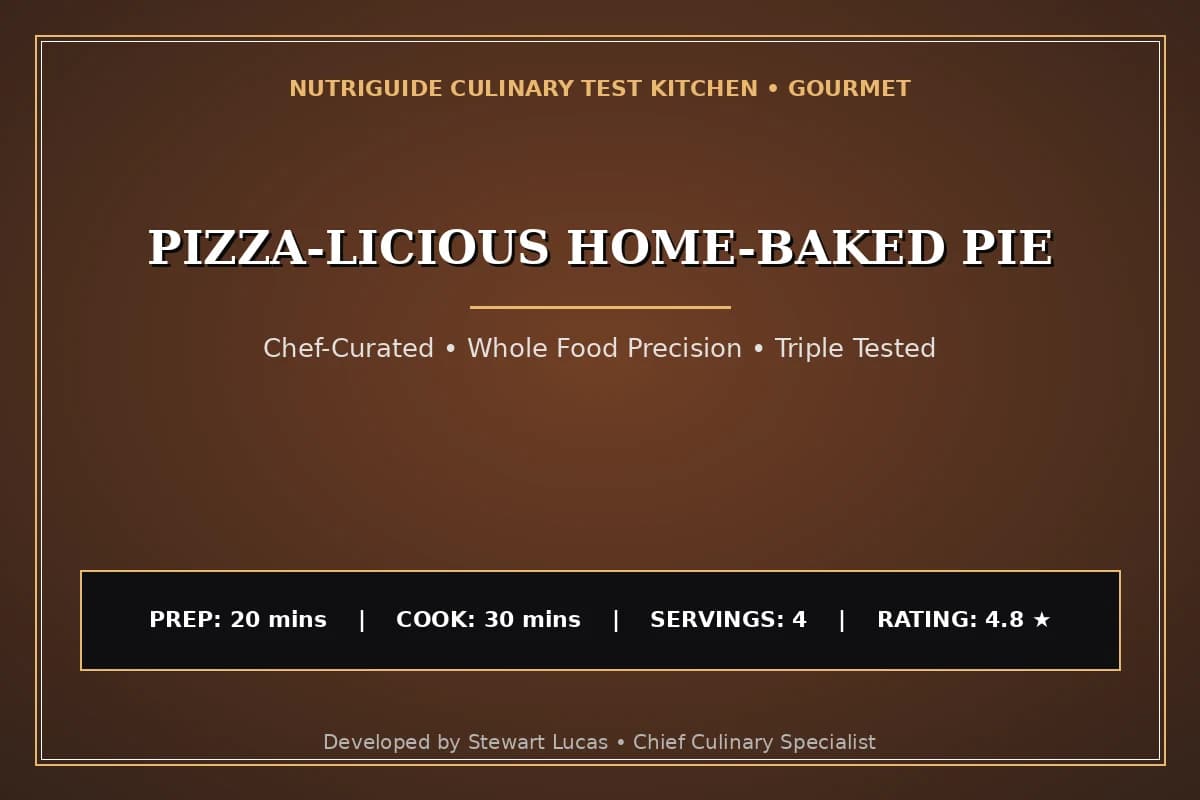 Pizza-Licious Home-Baked Pie