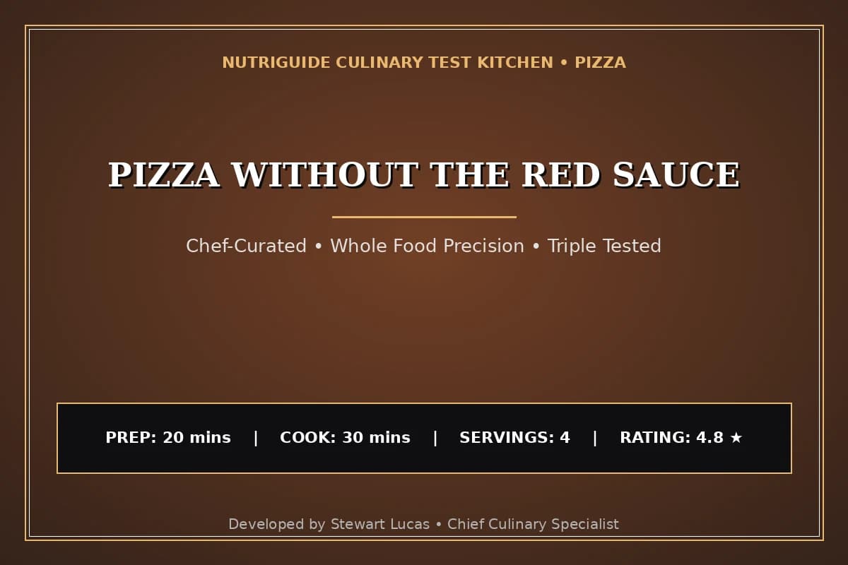 Pizza Without The Red Sauce