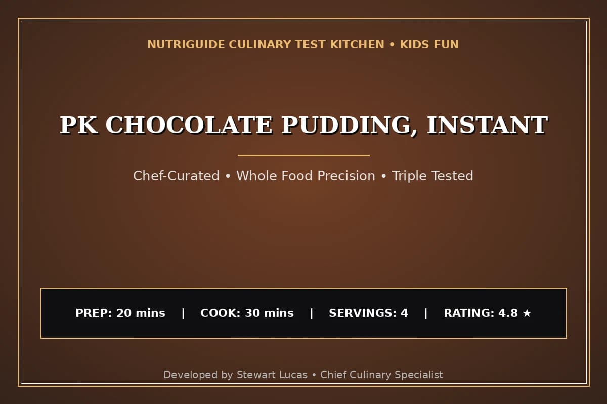 Pk Chocolate Pudding, Instant