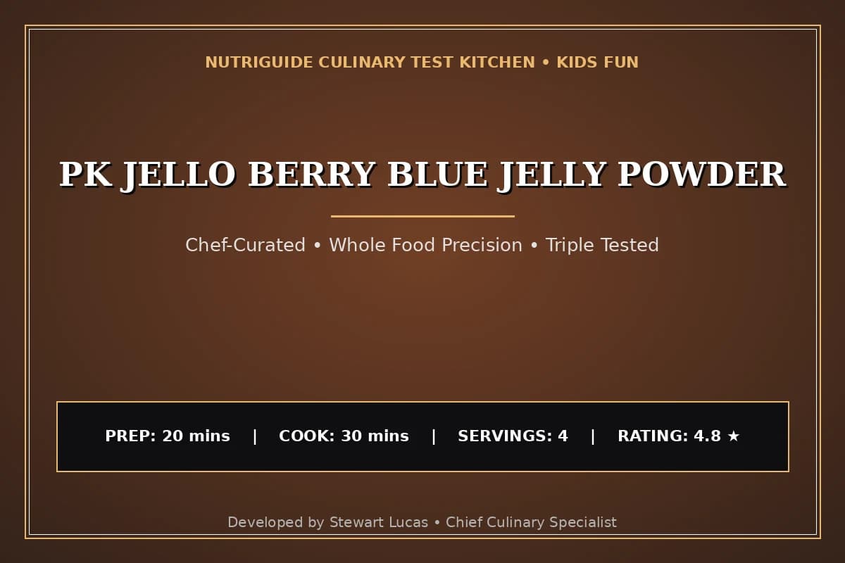 Pk Jello Berry Blue Jelly Powder