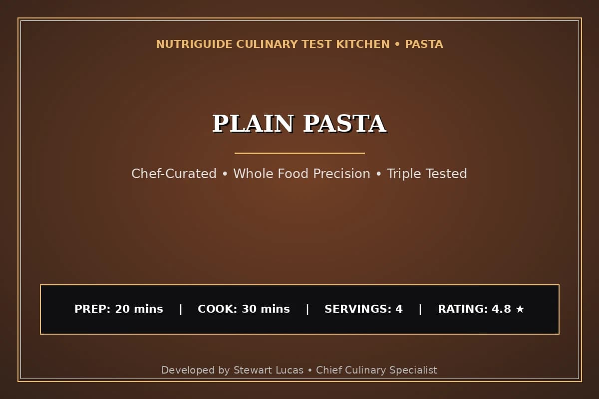 Plain Pasta