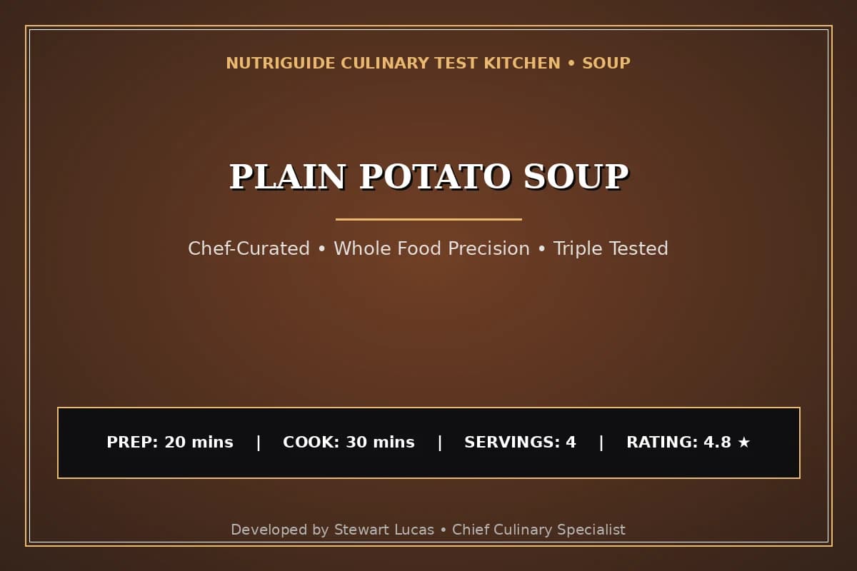 Plain Potato Soup