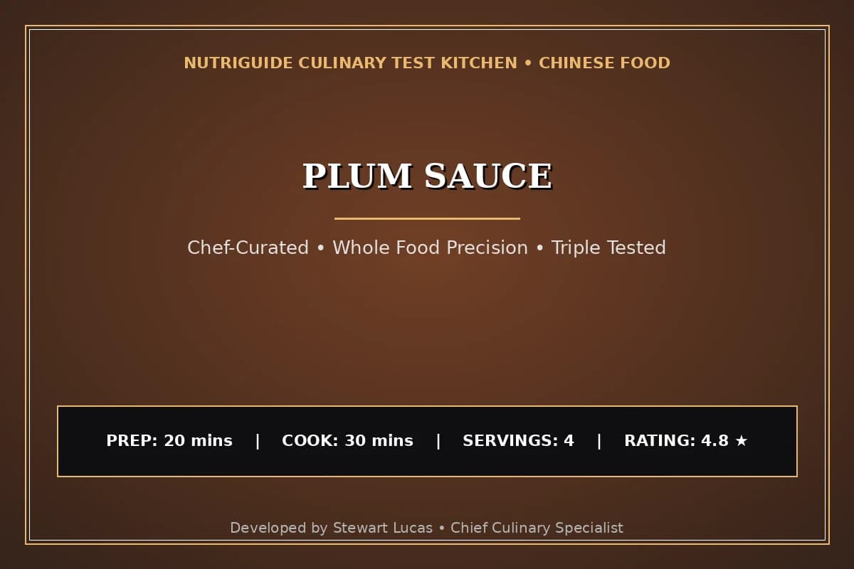 Plum Sauce