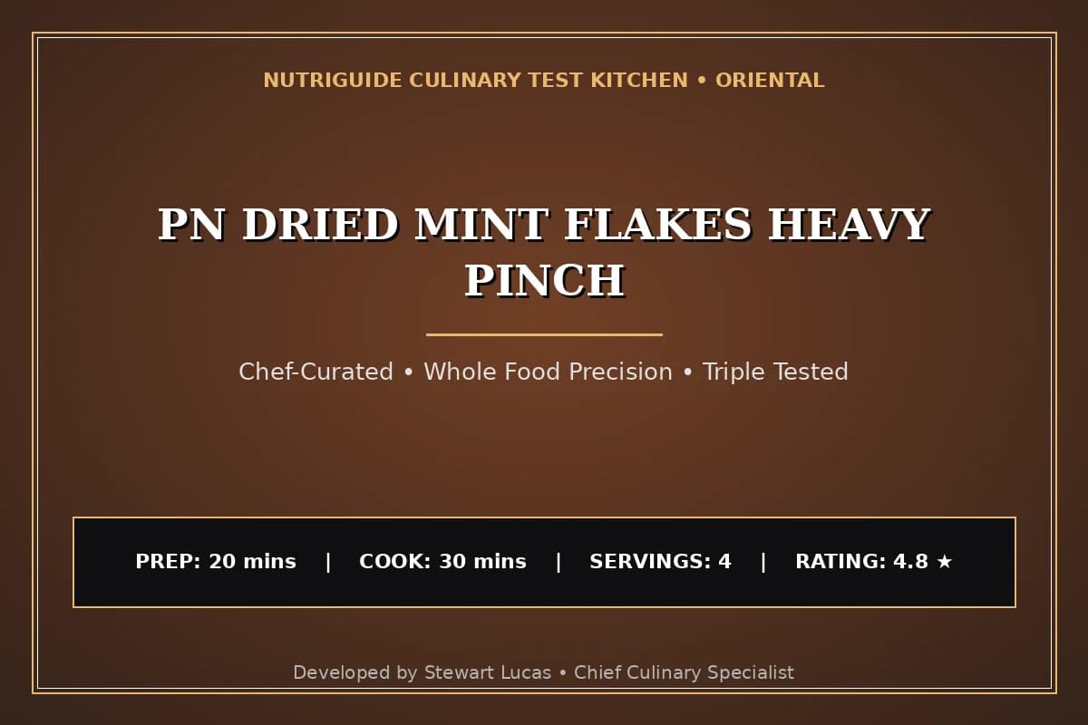 Pn Dried Mint Flakes Heavy Pinch