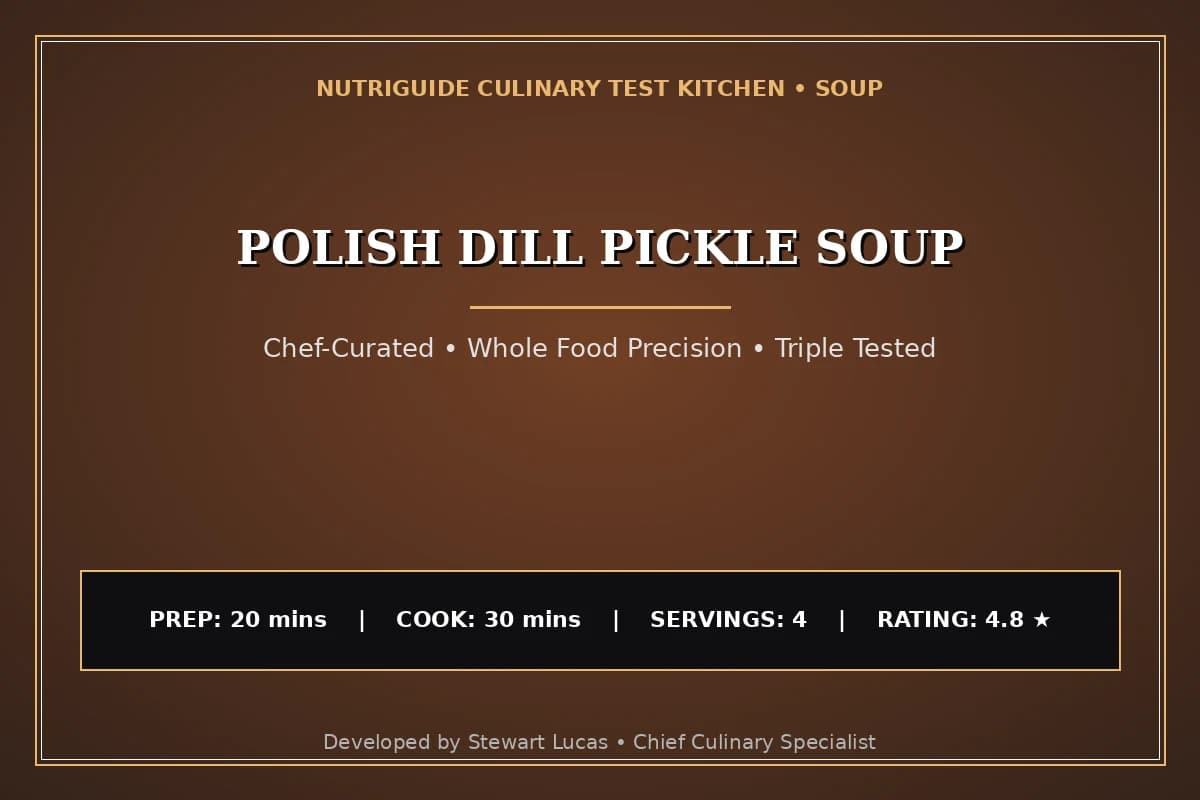 Polish Dill Pickle Soup