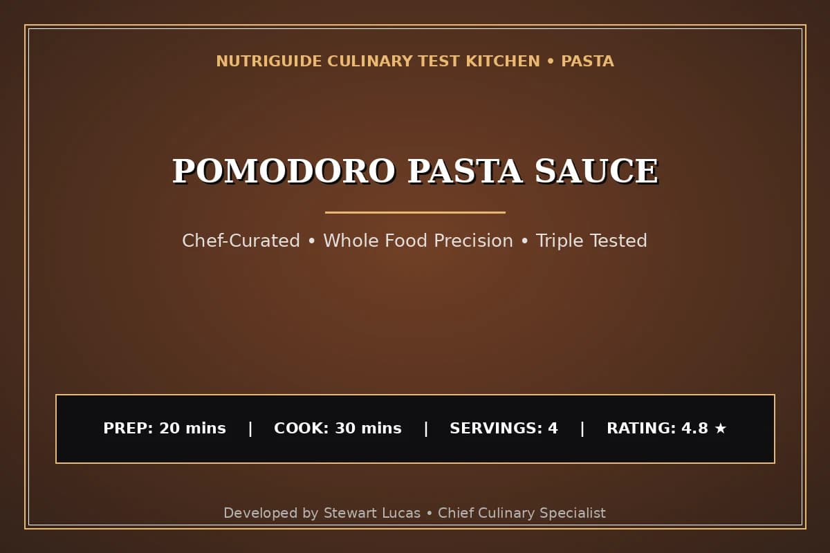 Pomodoro Pasta Sauce
