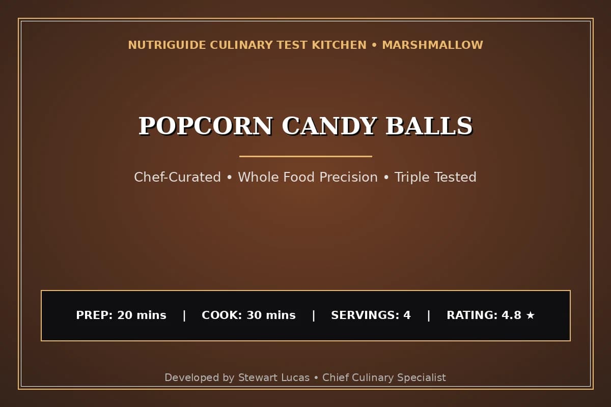 Popcorn Candy Balls