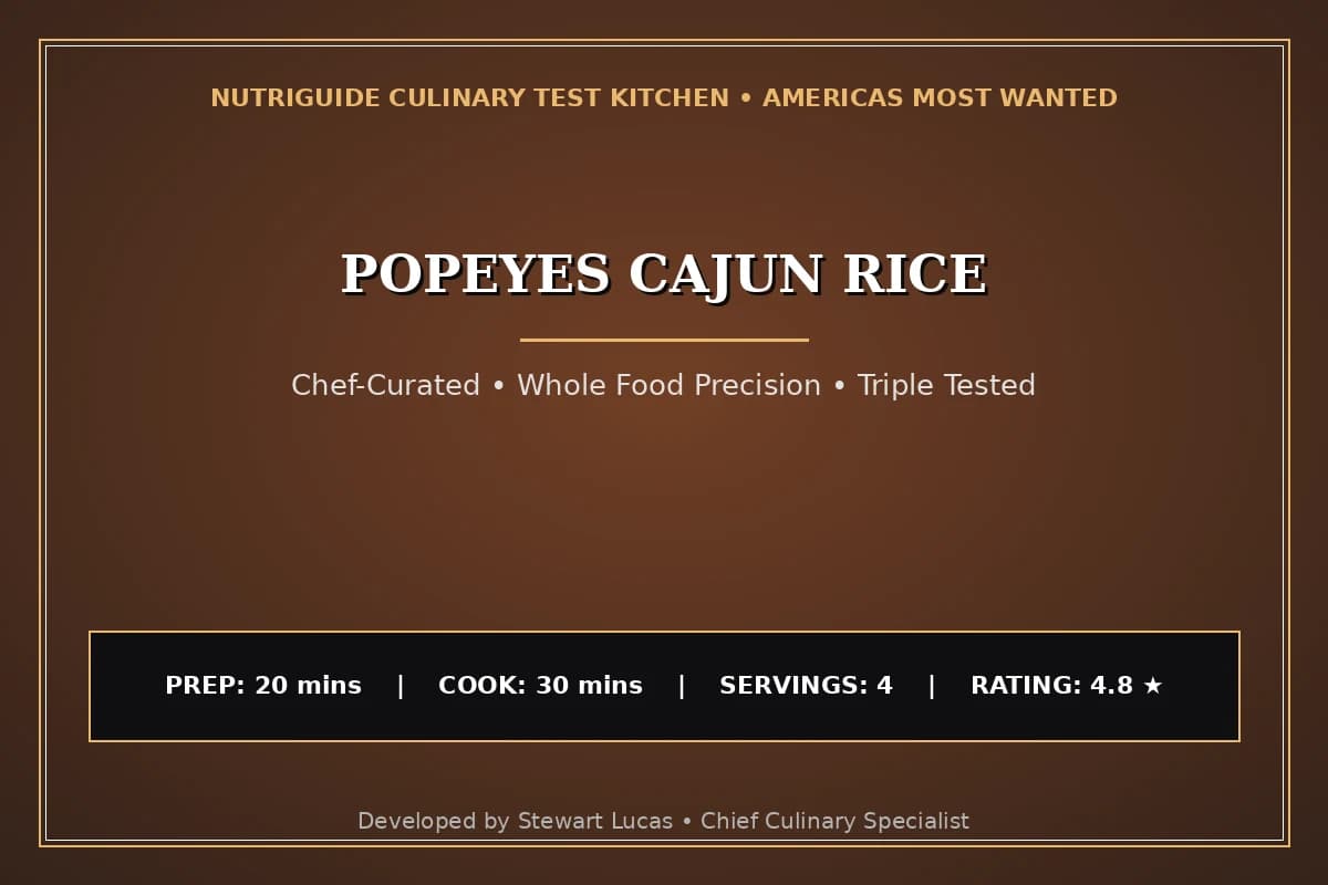 Popeyes Cajun Rice