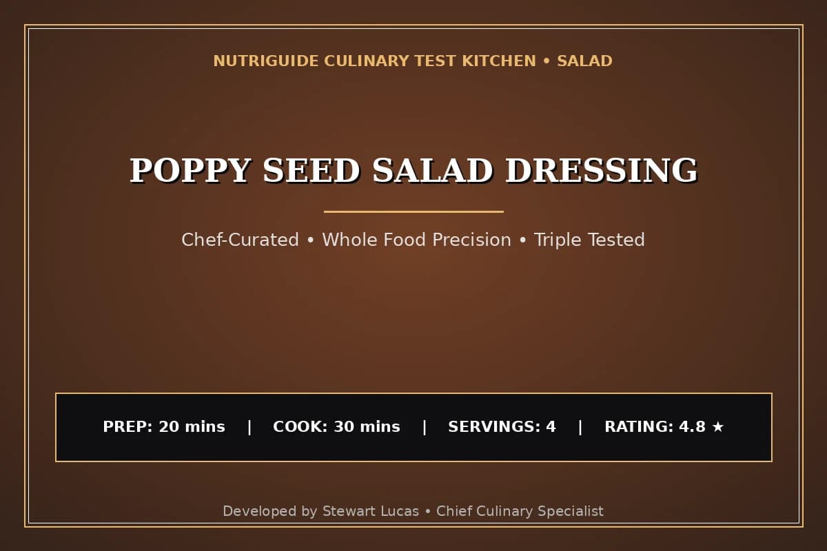 Poppy Seed Salad Dressing
