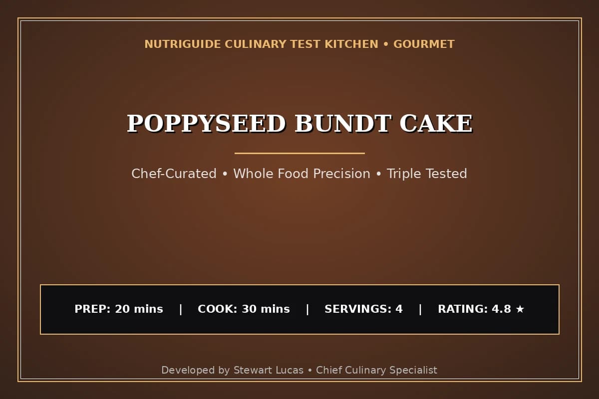 Poppyseed Bundt Cake