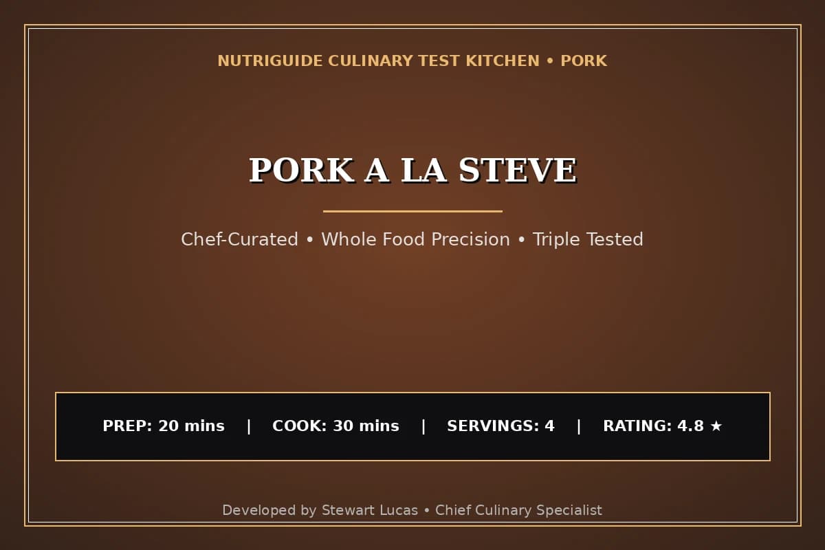Pork A La Steve