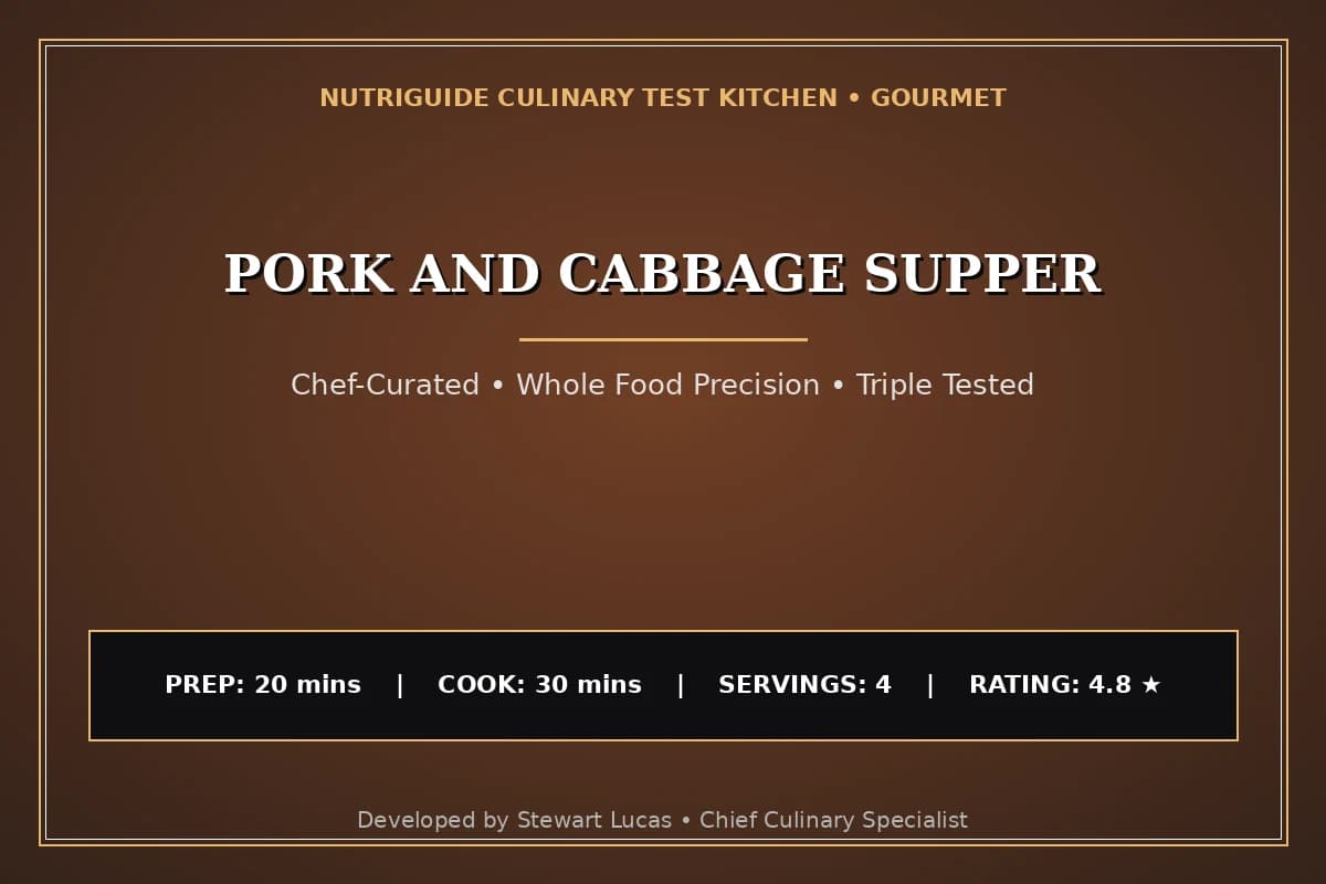 Pork And Cabbage Supper