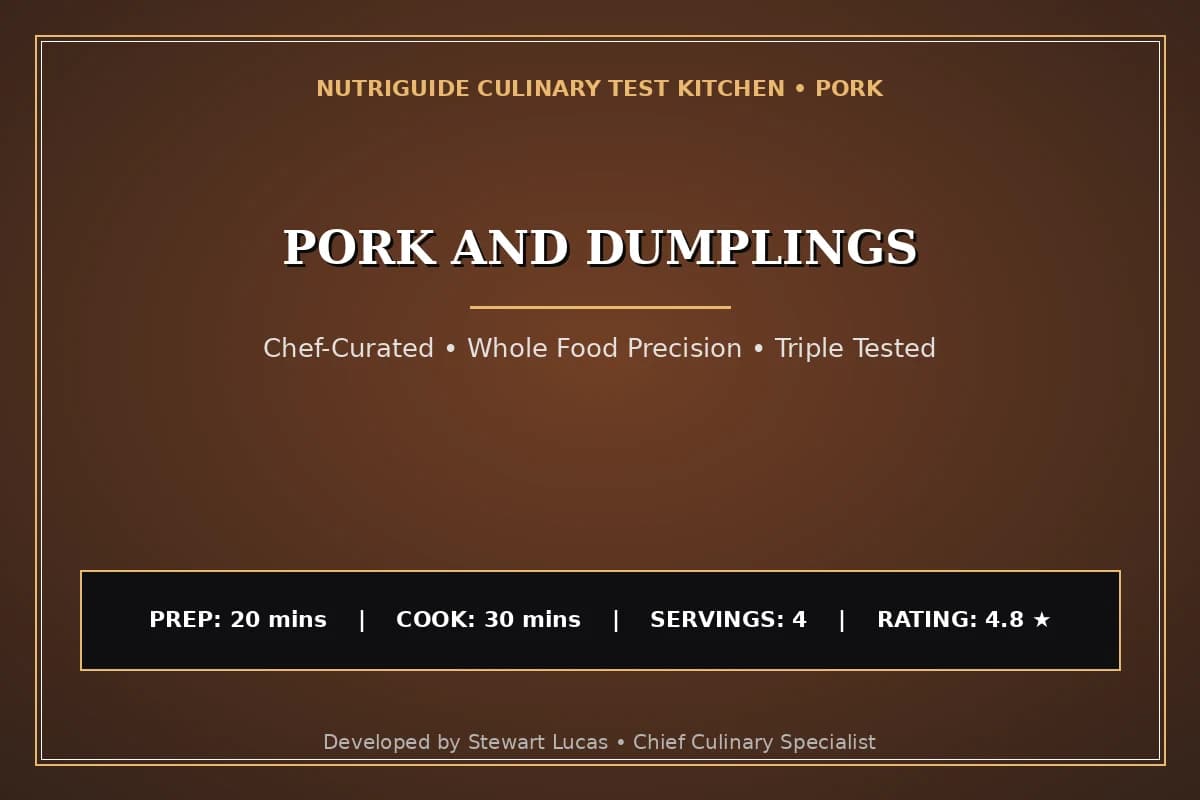 Pork And Dumplings