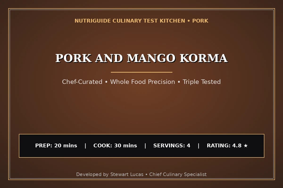 Pork And Mango Korma