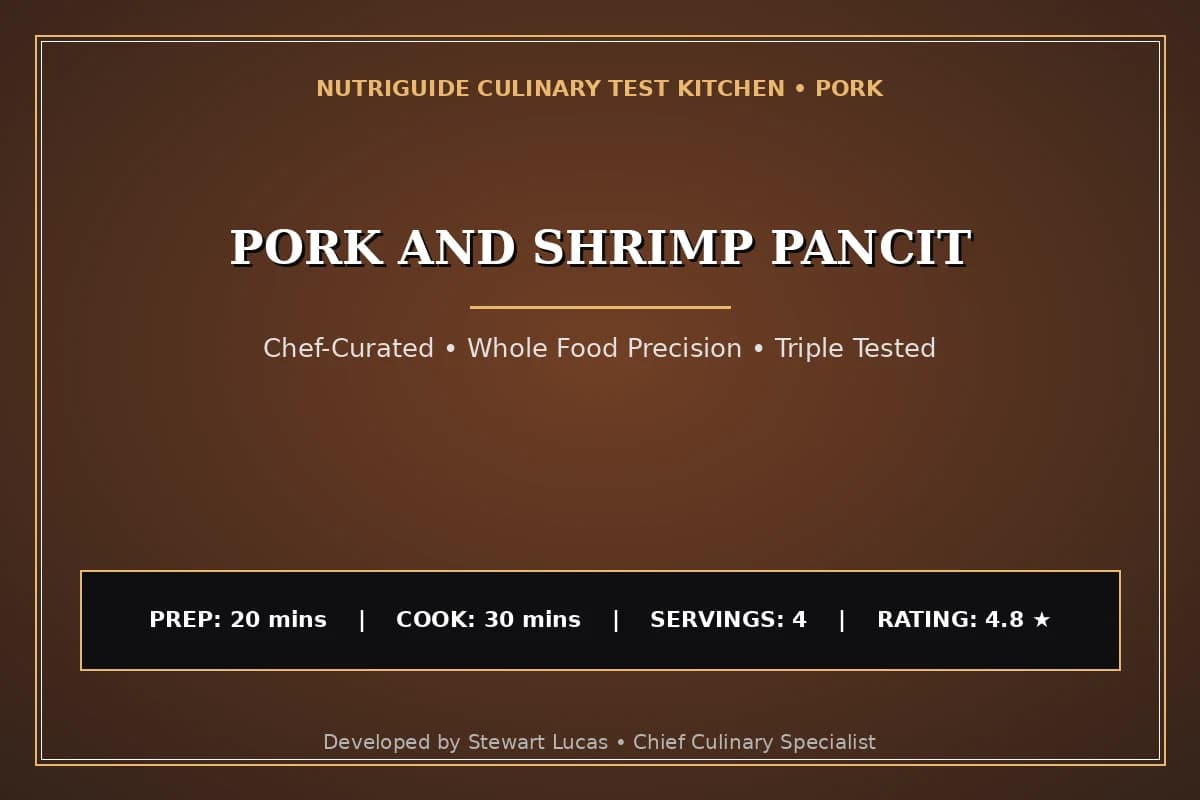 Pork And Shrimp Pancit