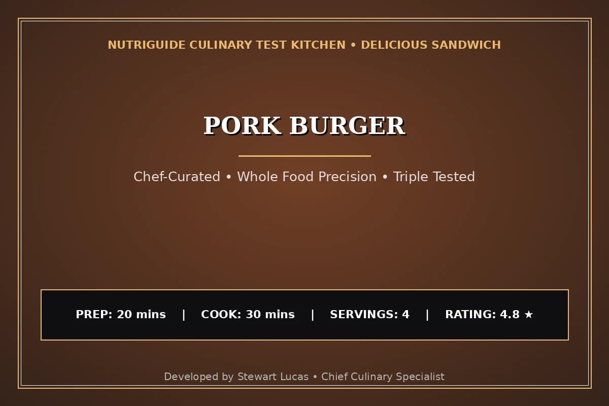 Pork Burger