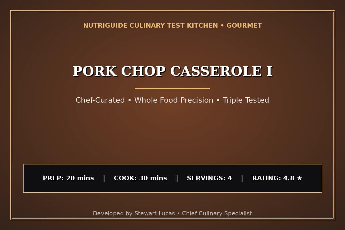 Pork Chop Casserole I