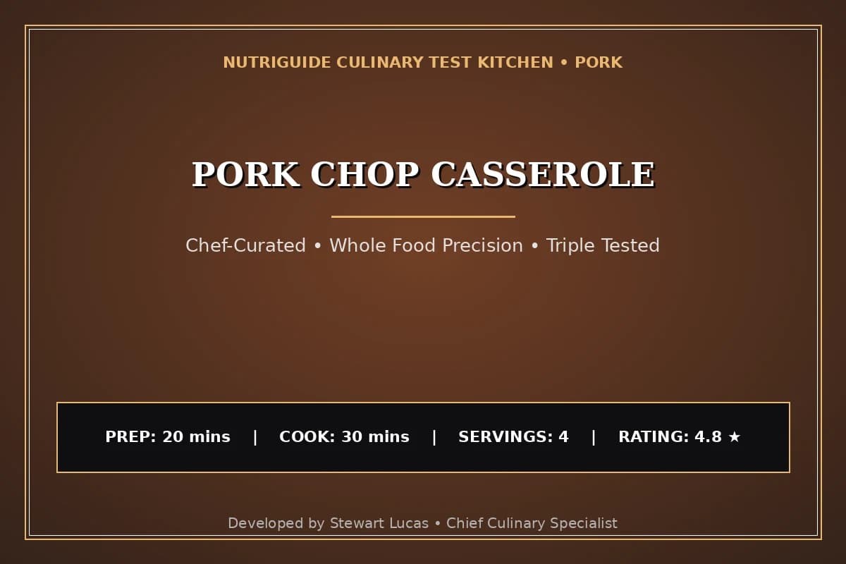 Pork Chop Casserole