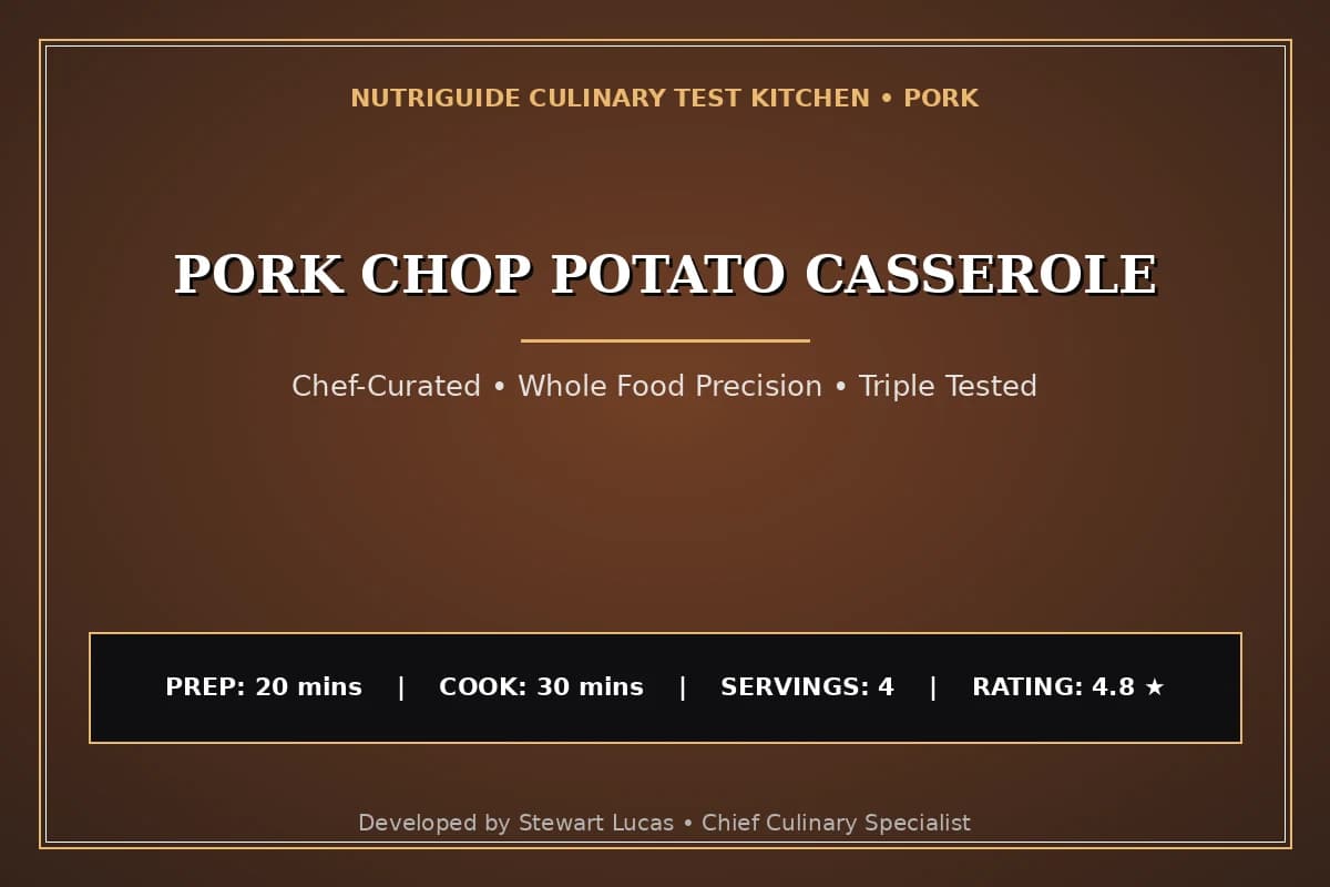 Pork Chop Potato Casserole