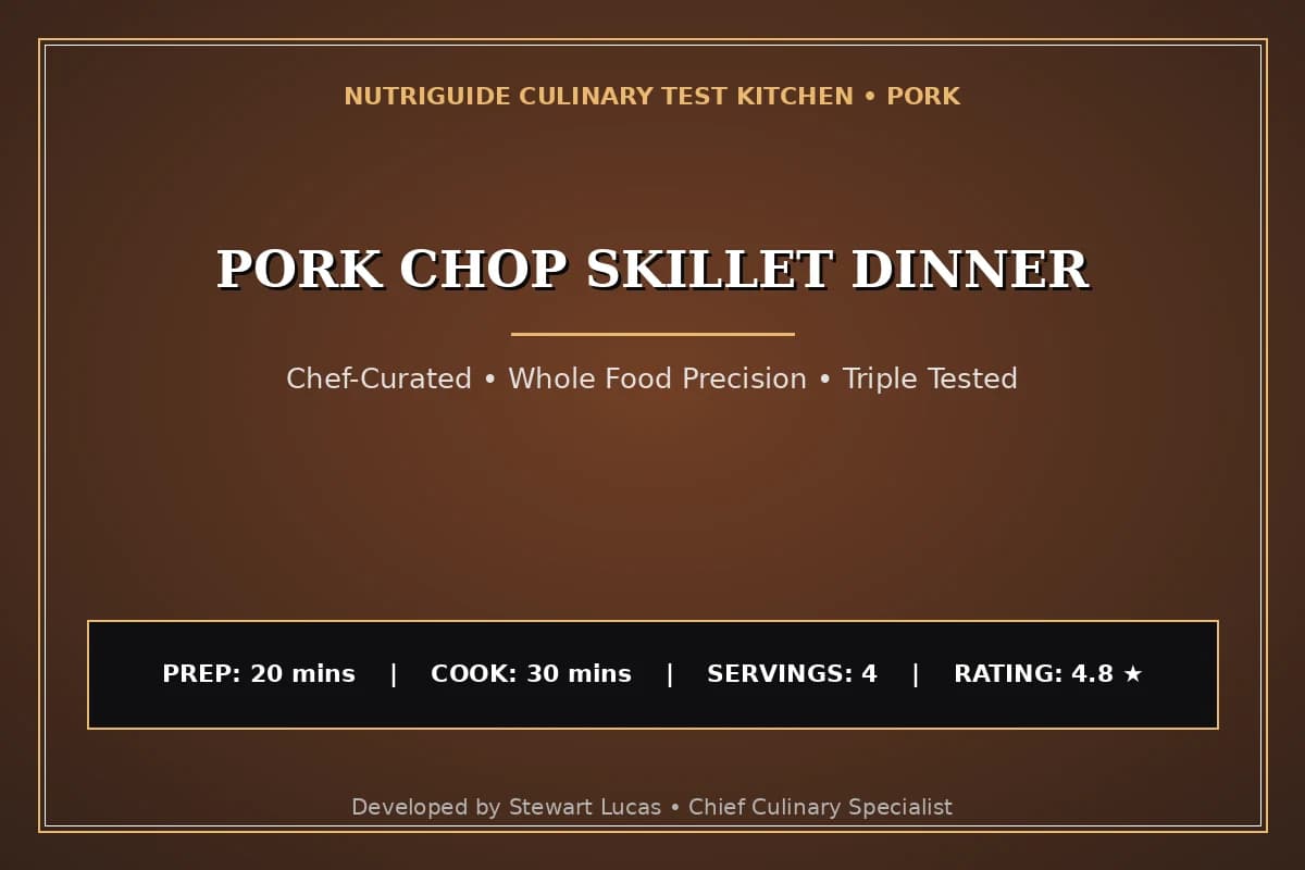 Pork Chop Skillet Dinner