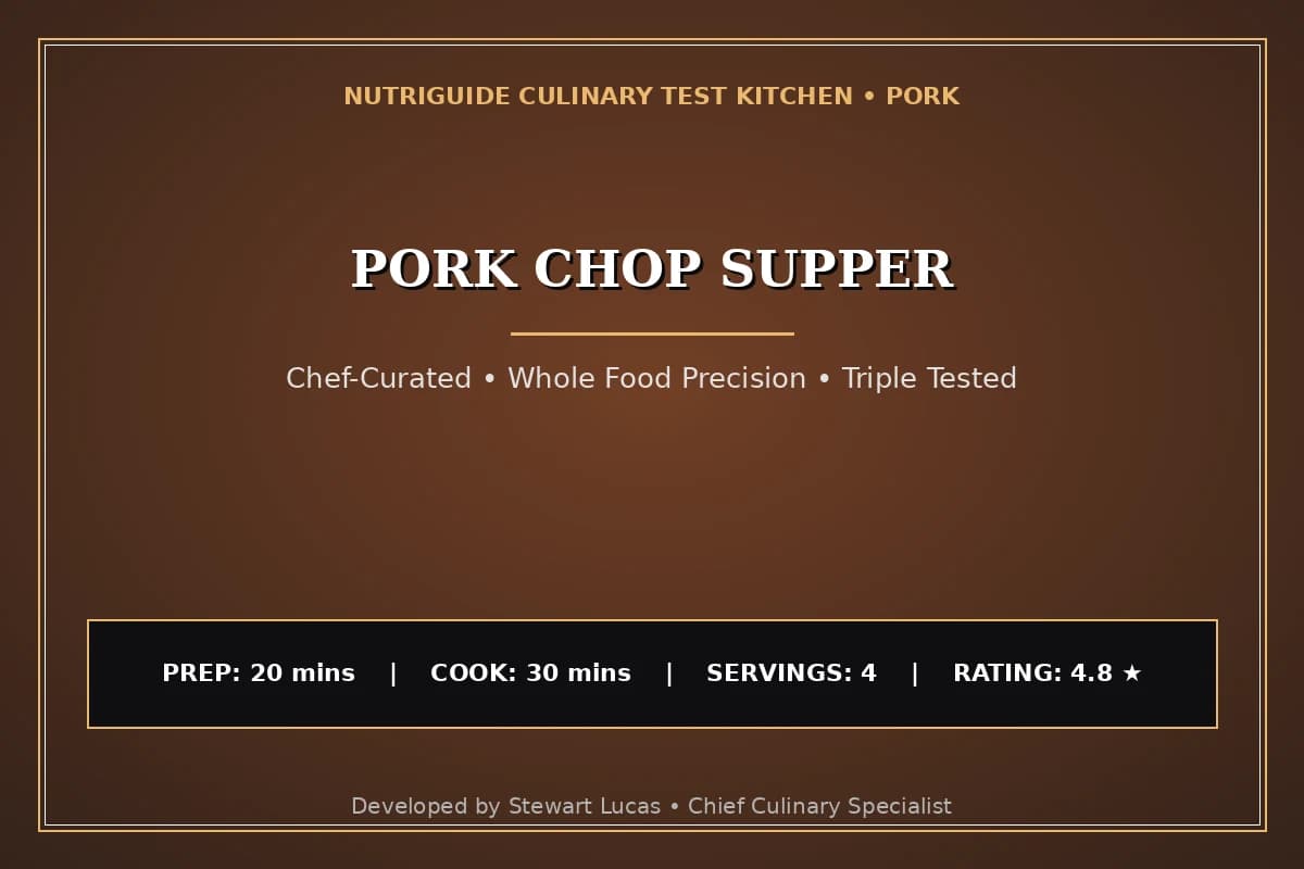 Pork Chop Supper
