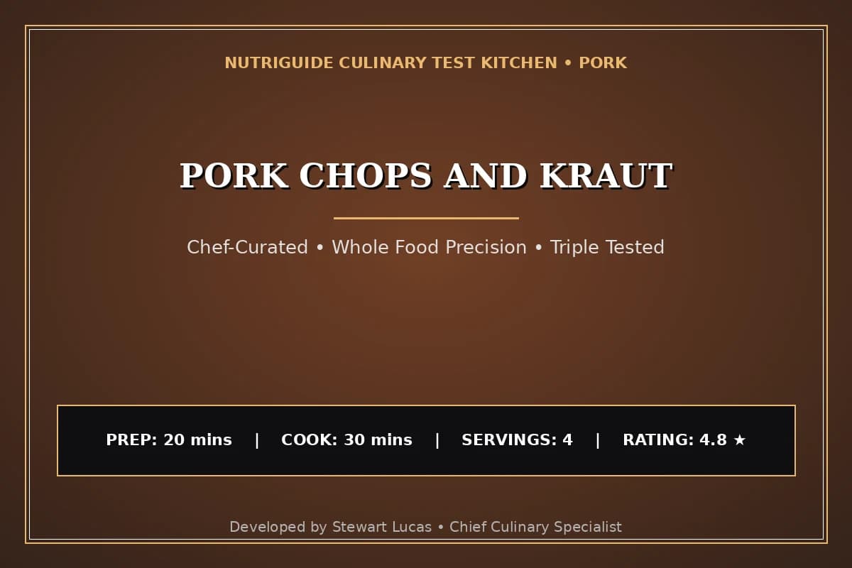 Pork Chops And Kraut