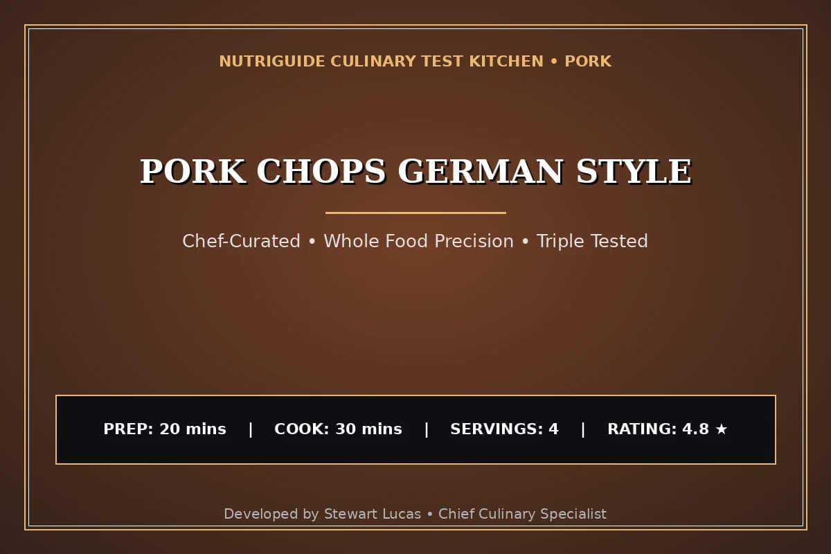 Pork Chops German Style