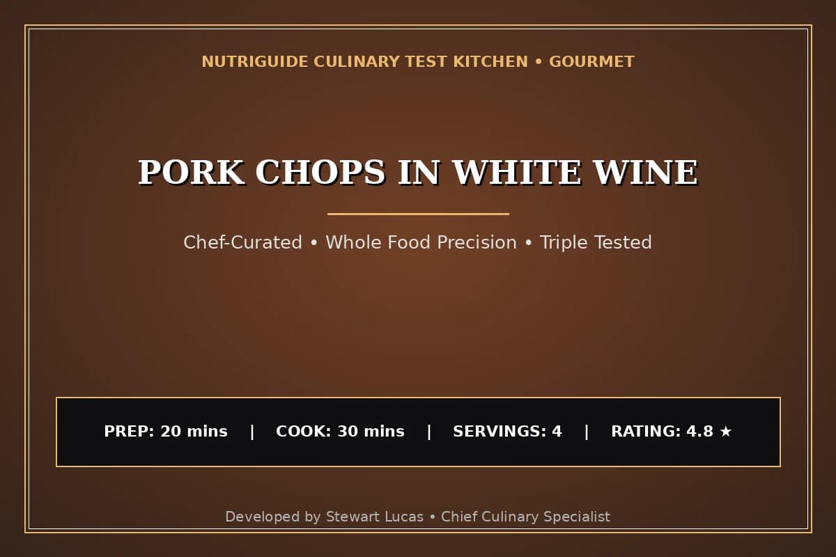 Pork Chops In White Wine