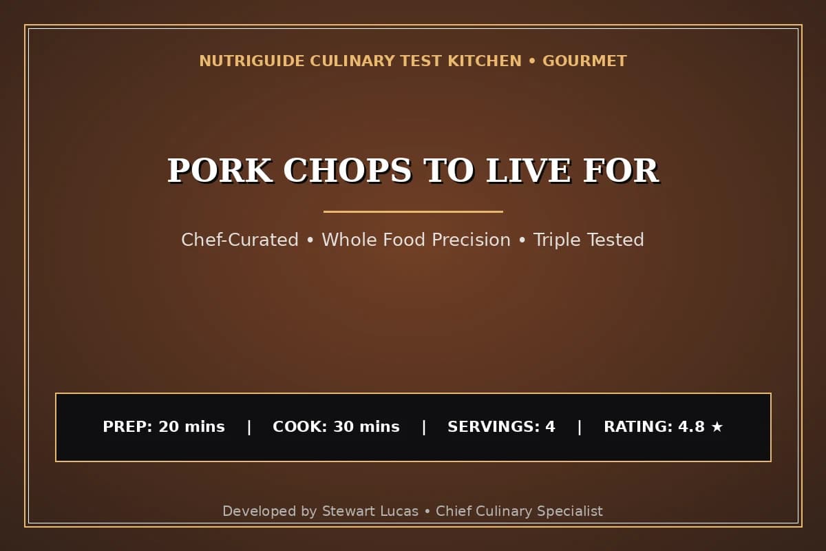 Pork Chops To Live For