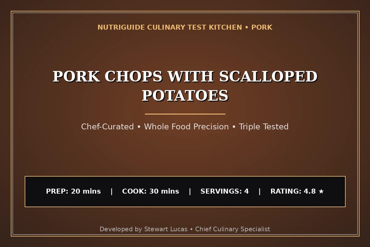 Pork Chops With Scalloped Potatoes