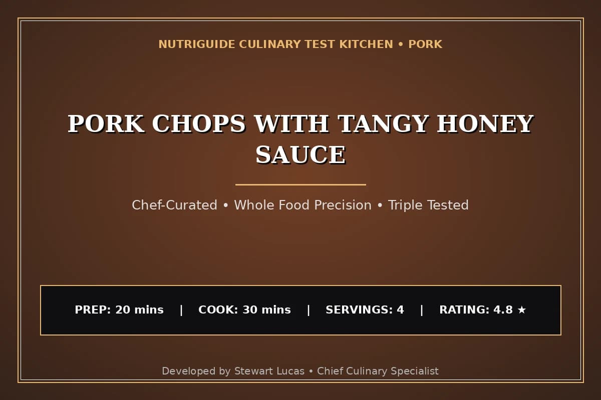 Pork Chops With Tangy Honey Sauce