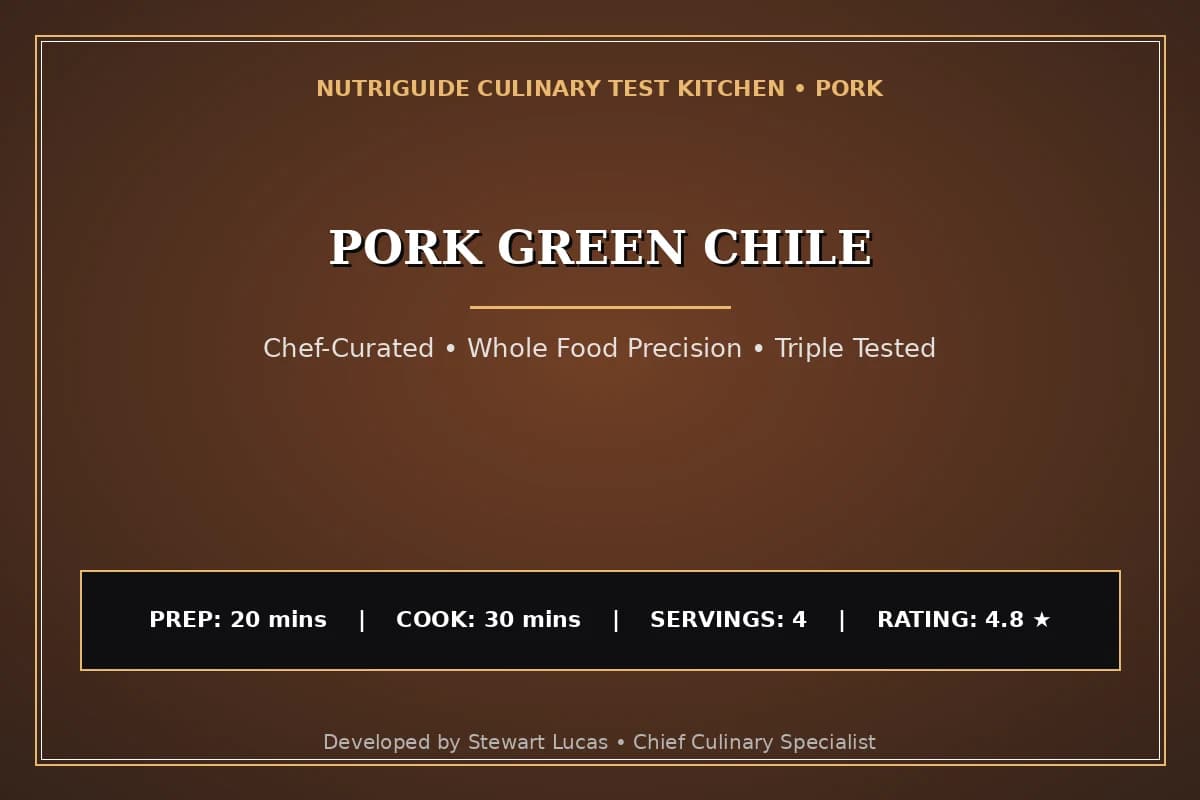 Pork Green Chile