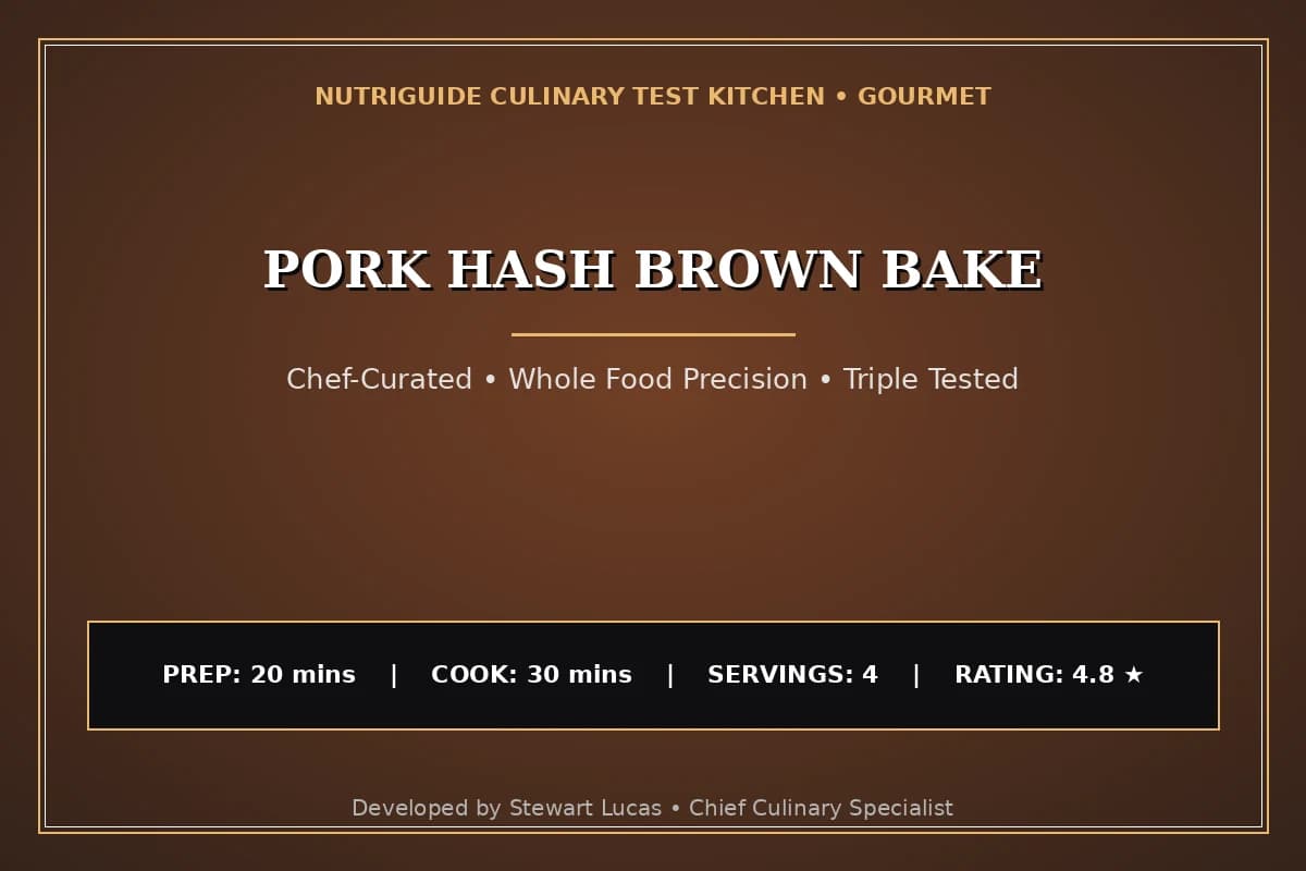 Pork Hash Brown Bake
