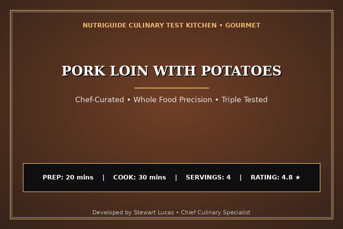 Pork Loin With Potatoes