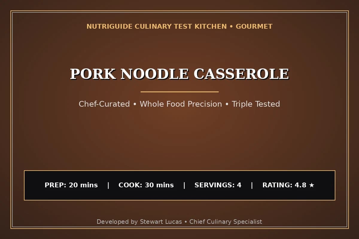 Pork Noodle Casserole