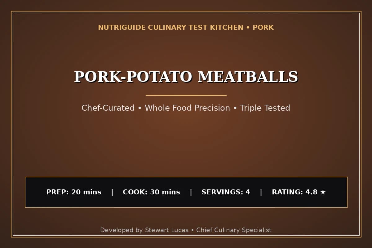 Pork-Potato Meatballs