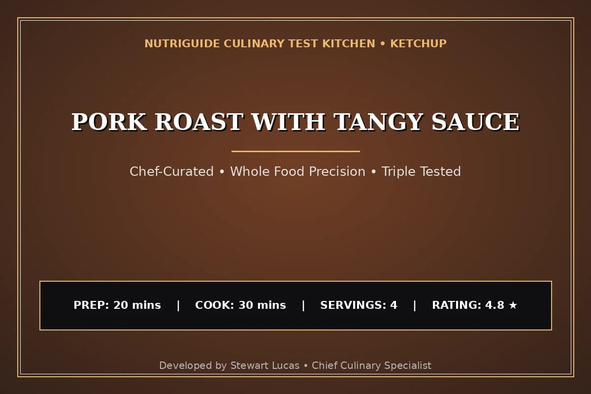 Pork Roast With Tangy Sauce