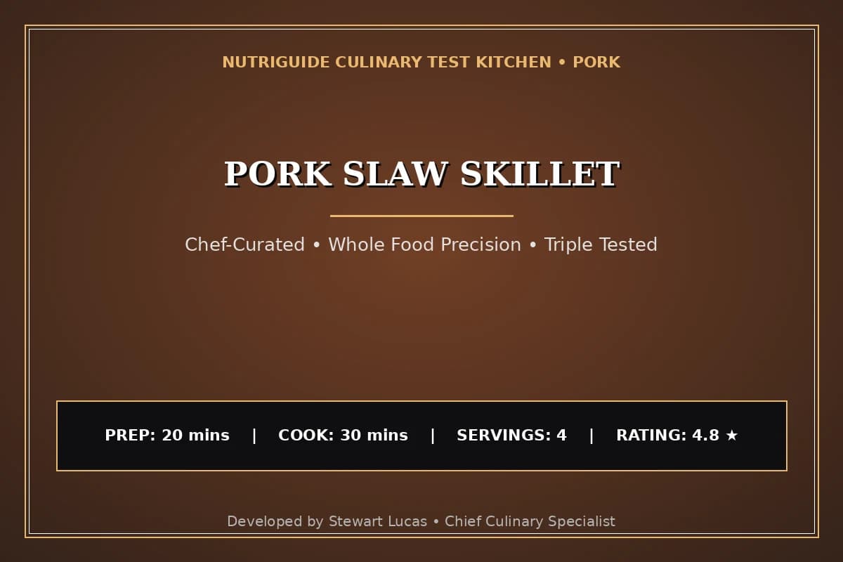 Pork Slaw Skillet