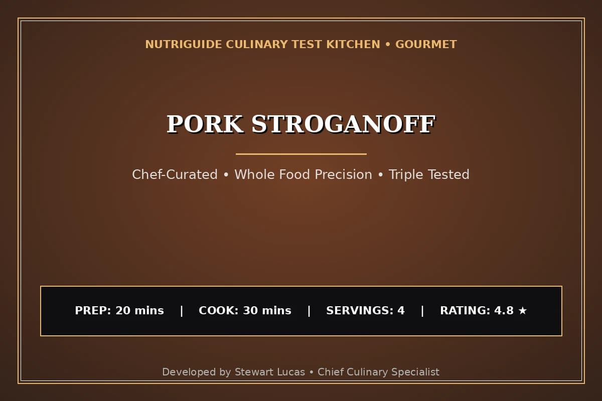 Pork Stroganoff