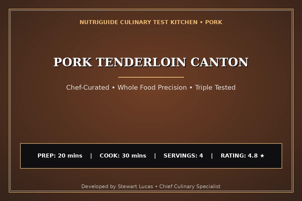 Pork Tenderloin Canton