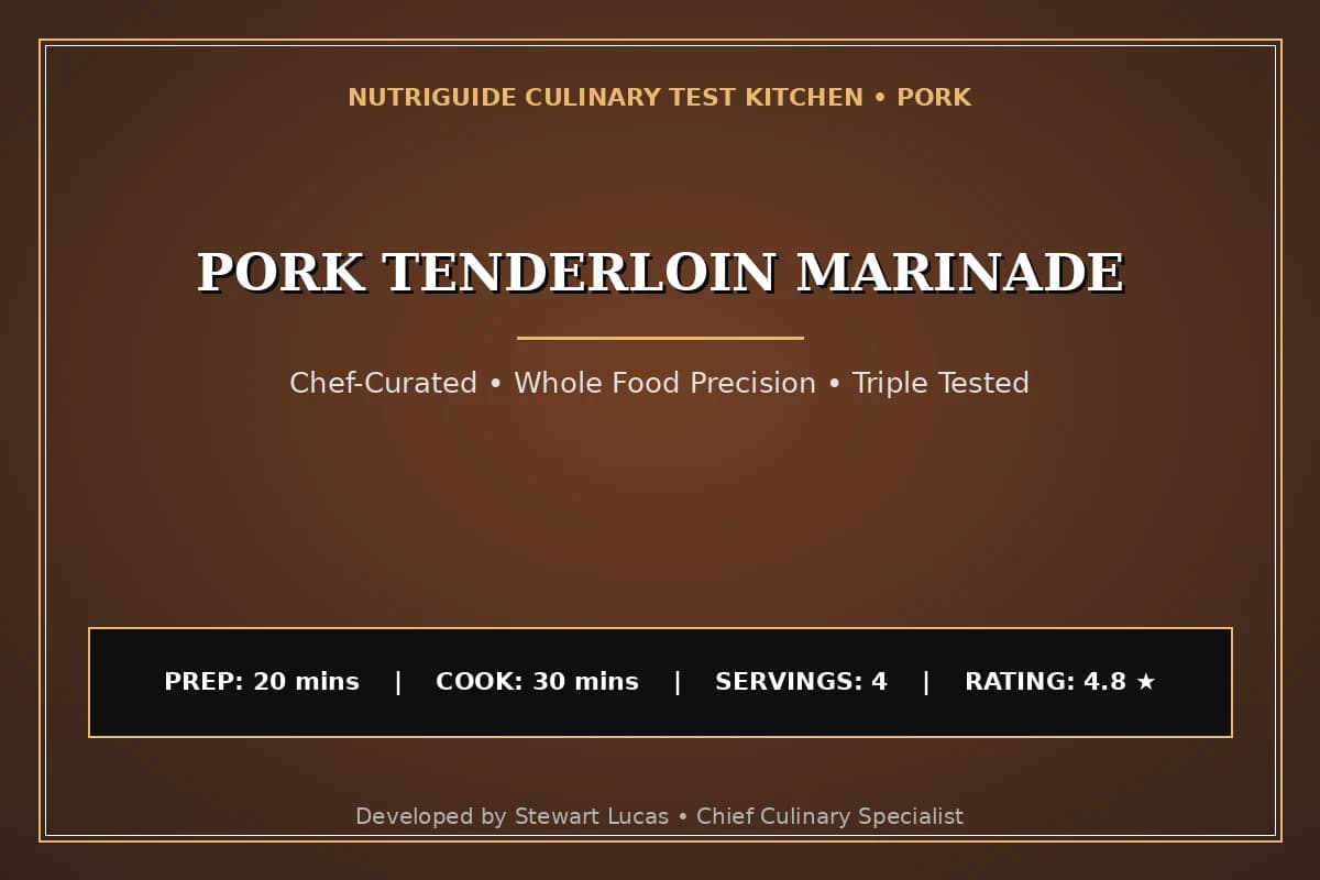 Pork Tenderloin Marinade