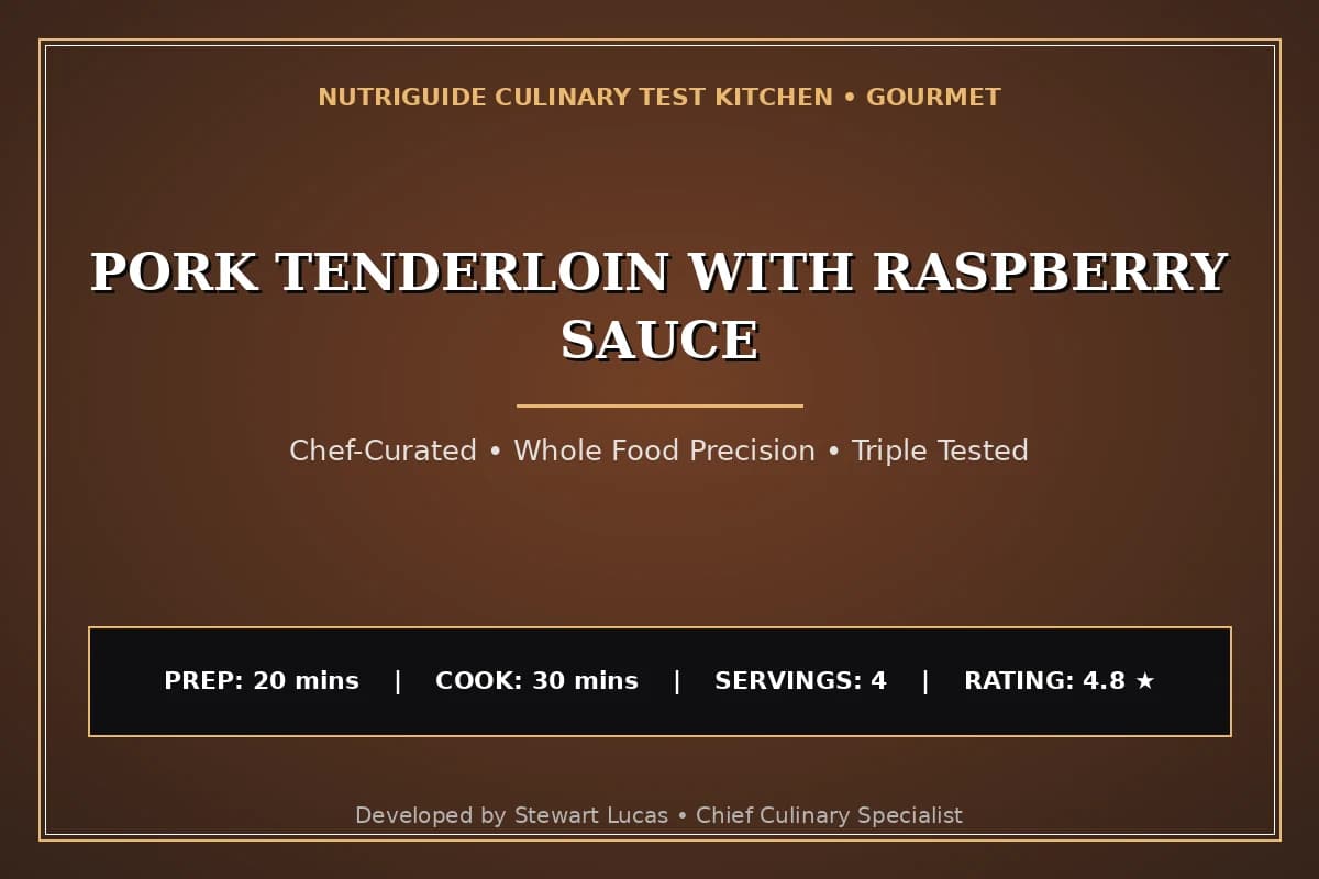 Pork Tenderloin With Raspberry Sauce