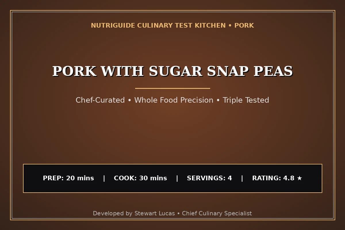 Pork With Sugar Snap Peas