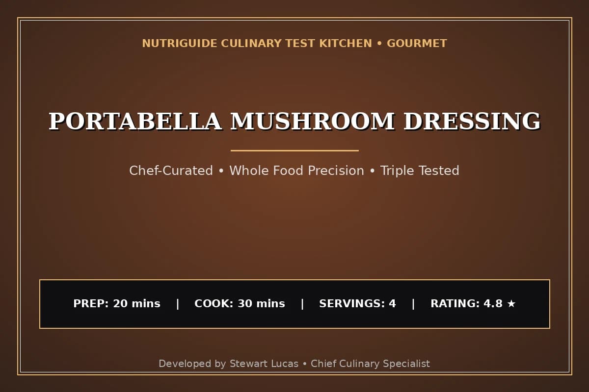 Portabella Mushroom Dressing