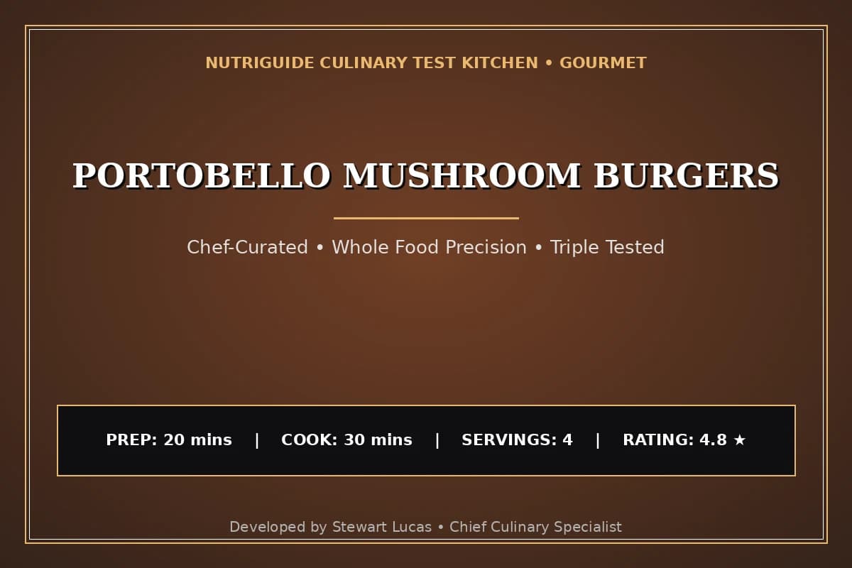 Portobello Mushroom Burgers