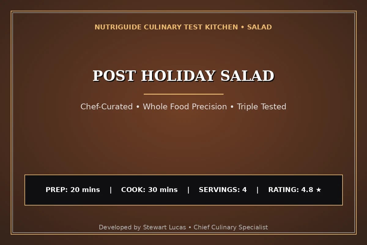 Post Holiday Salad
