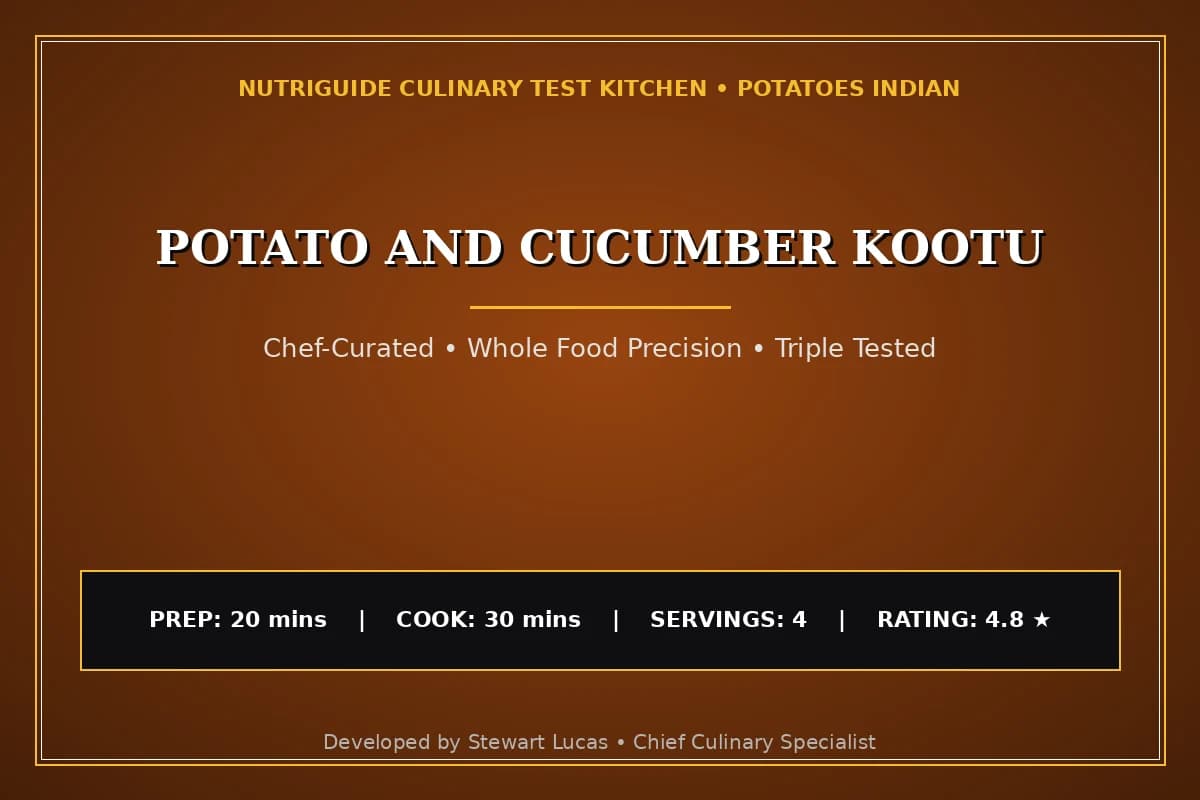Potato And Cucumber Kootu