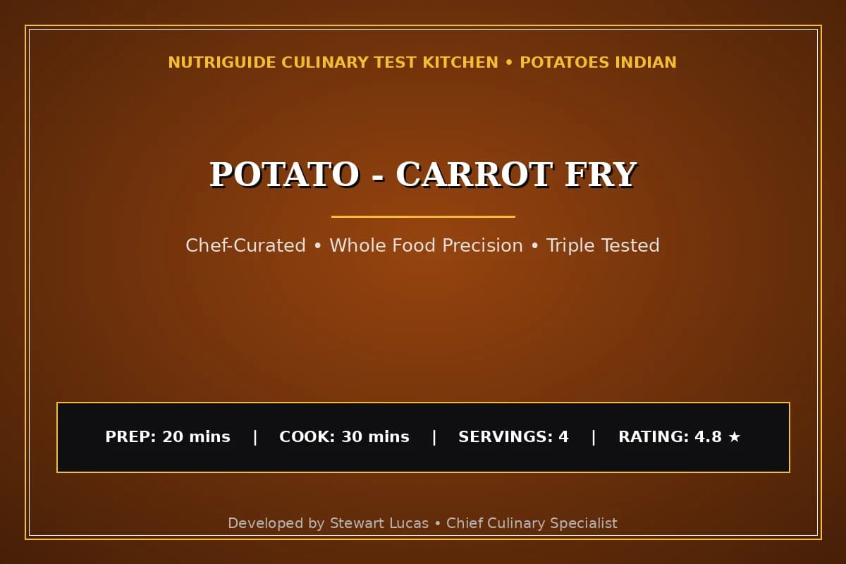 Potato - Carrot Fry