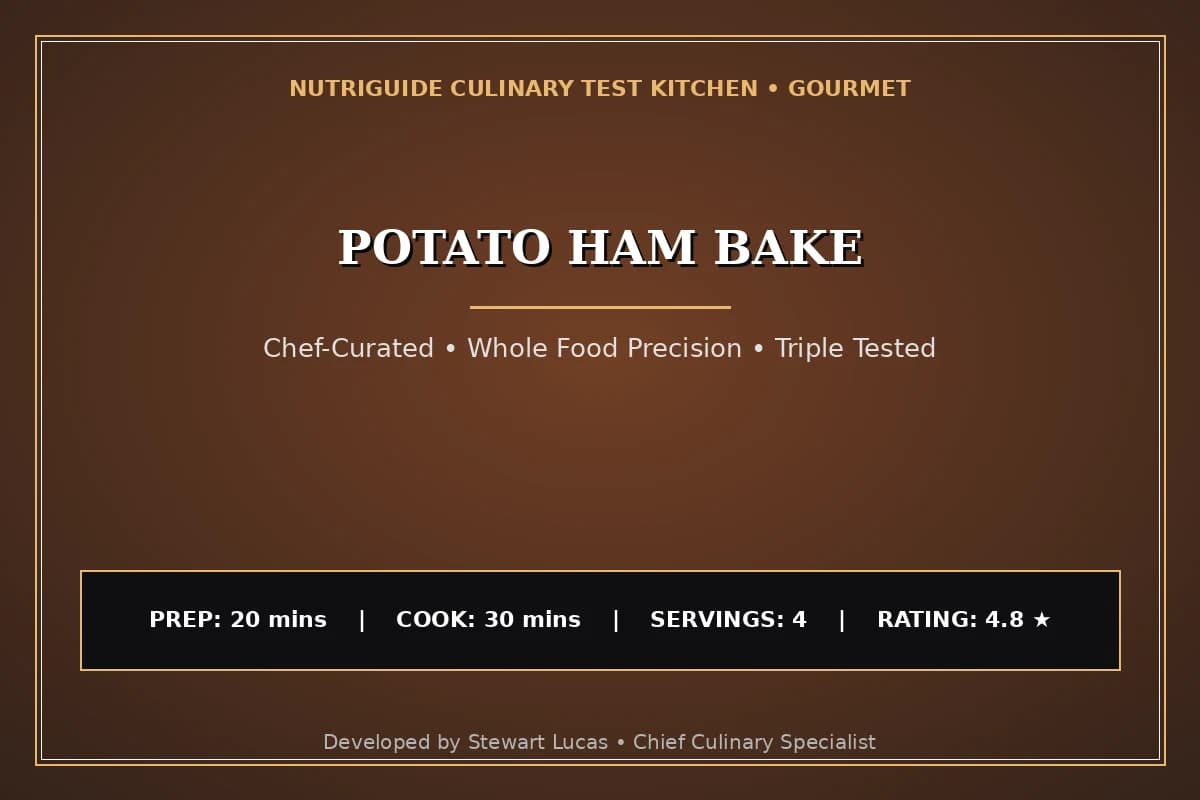 Potato Ham Bake